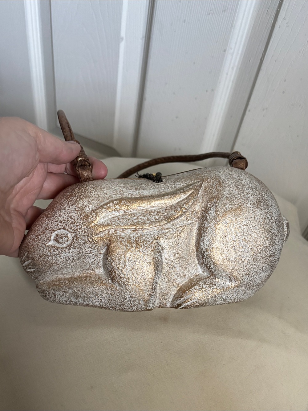 Timmy Woods Beverly Hills Unique Rabbit Bag
